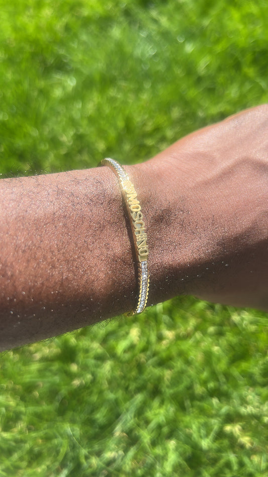 18K Gold Stainless Steel Bracelet Elegant Jewelry Gift