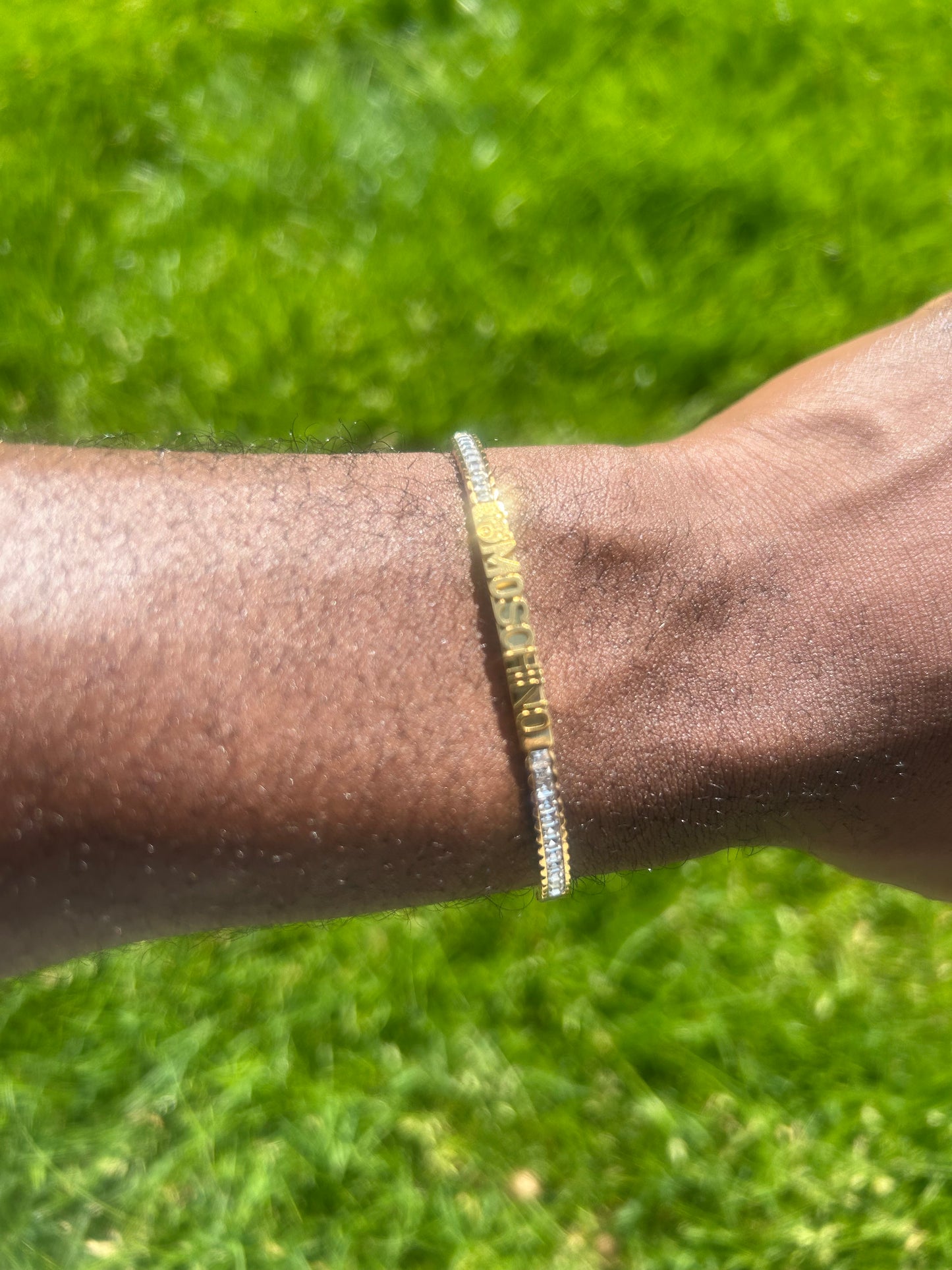 18K Gold Stainless Steel Bracelet Elegant Jewelry Gift